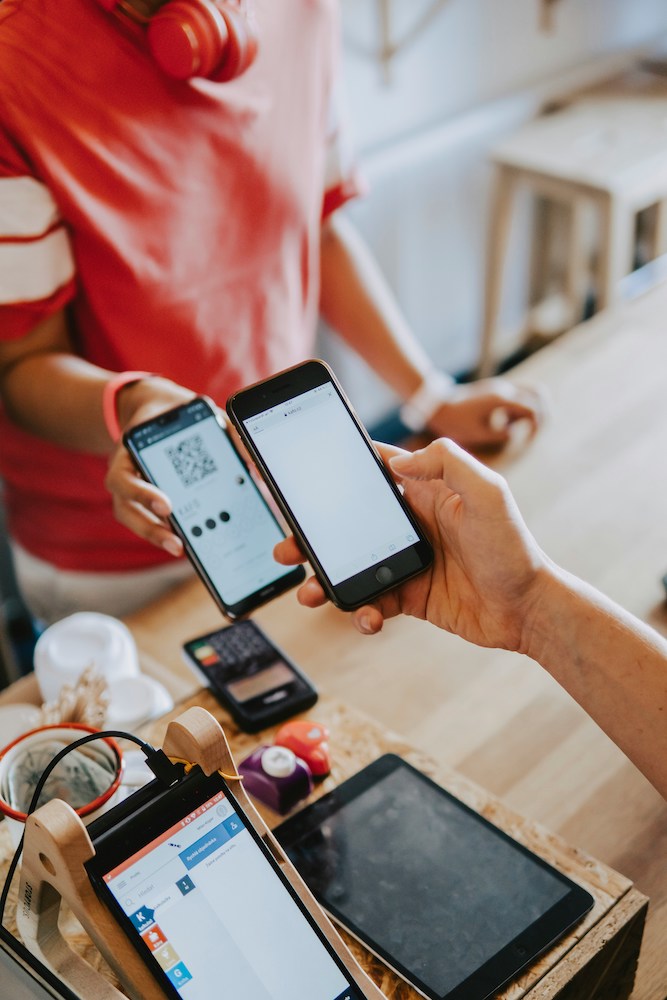 Small business owners working together